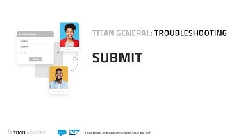 Troubleshooting Titan for Salesforce Platform - Submit