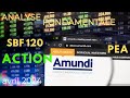 Bourse  analyse fondamentale  action amundi sbf 120 pea gestion dactifs finance etf fonds