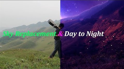 Sky Replacement & Day to Night Video VFX work & Breakdown#nuke#aftereffects#skyreplacement#vfxshorts