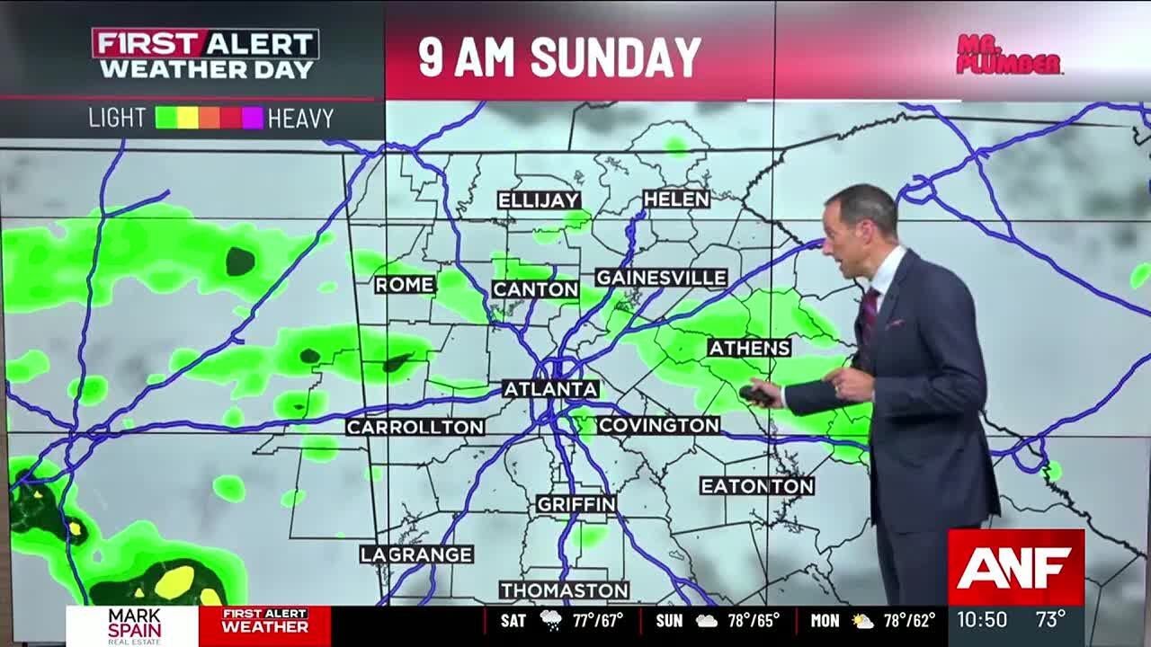 First Alert Forecast: Showers this weekend - YouTube