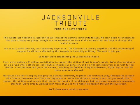 Video: EA Se Zavazuje, že 1 Milionu Dolarů Obětím Jacksonville Střílí, Oznamuje živý Přenos