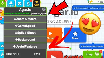 agar.io mobile mod menu😍🔥 (kahraba mod menu!) #agario #agario #modmenu
