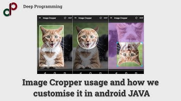 Image cropper usage as well as customize it in different ways in android JAVA