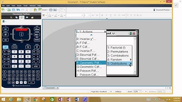 TI- nspire Binomial Distribution
