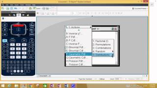 Ti- Nspire Binomial Distribution
