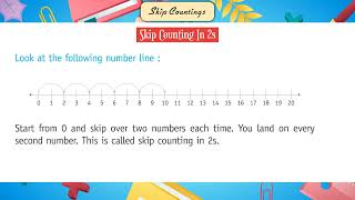Ch 17 | Excel Mind | Math primer | UKG | Skip Countings | For children