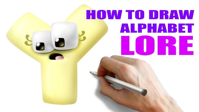 How To Draw Alphabet Lore - Letter X  Cute Easy Step By Step Drawing  Tutorial 