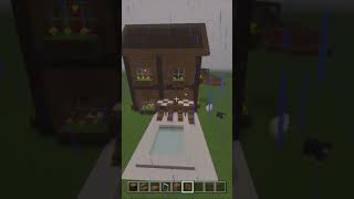 What do you think of the house? #foryou #minecraft #house #shorts #gaming