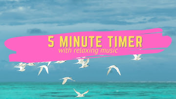 5 Minute Timer with Relaxing Music 2021 - Ocean view