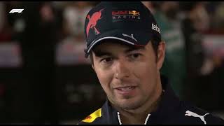 Sergio Perez Post Race Interview Bahrain GP #SergioPerez #BahrainGP