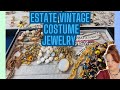 Estate vintage costume jewelry lovers dream haul