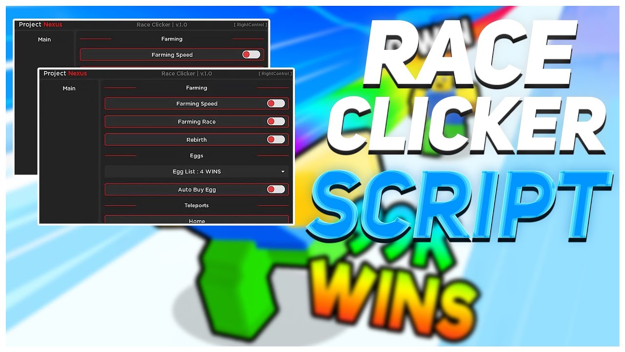 Race Clicker Script | Auto Farm, Teleports & More - Roblox Pastebin Cheat |  How to cheat? - YouTube