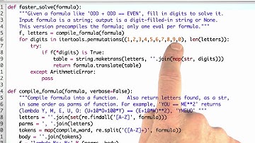 Compile Word Solution - Design of Computer Programs
