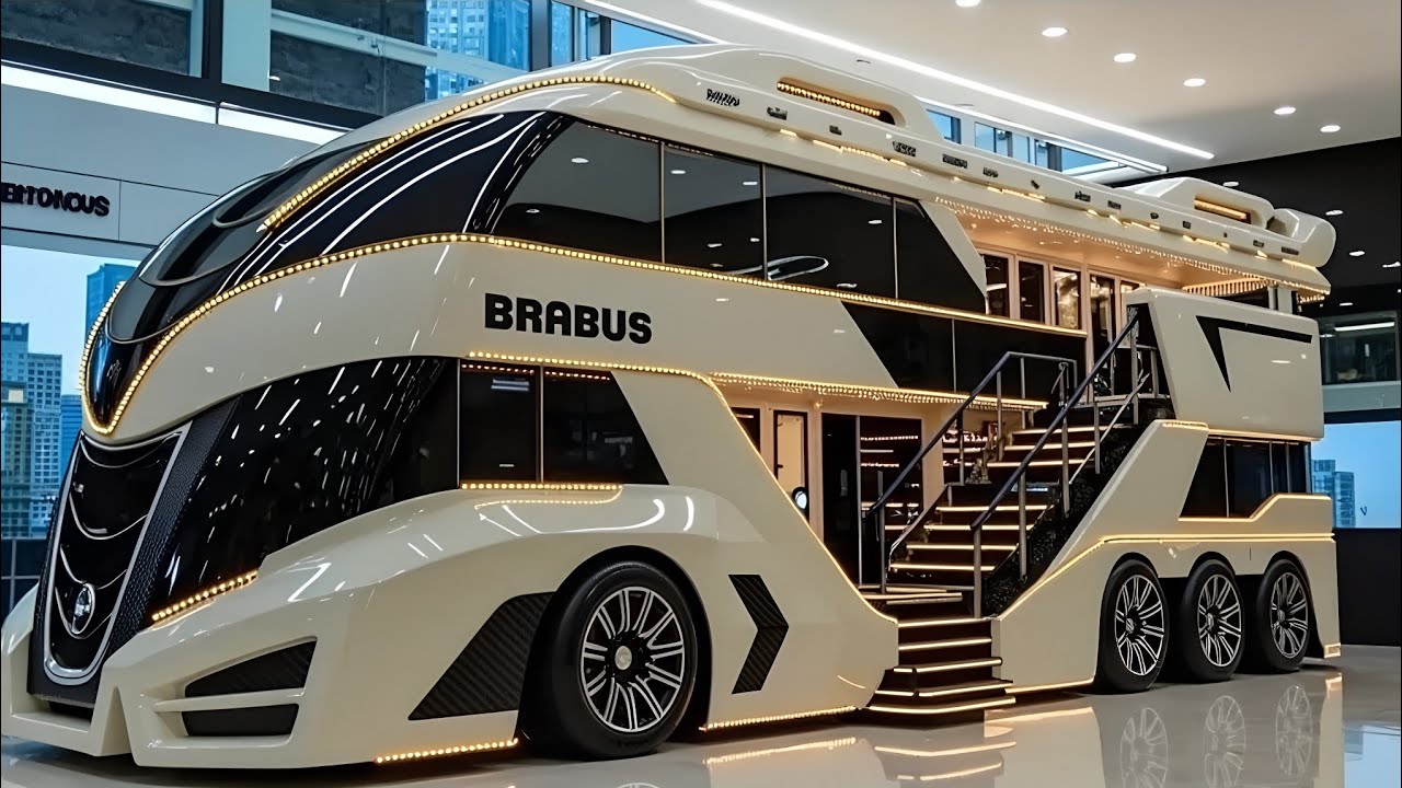 Esse É O Futuro das Viagens de Luxo: Brabus Motorhome 2026 Revelado ...