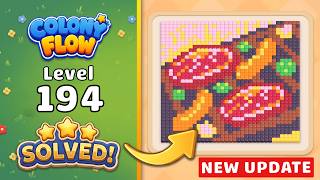 Colony Flow Level 194 Walkthrough & Solution 🐜 (New Update!) 🧩