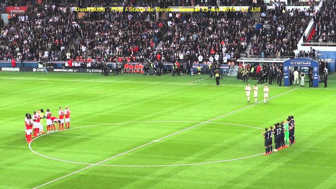 PSG / Reims 23.05.2015 : 3-2 (L1) 5/14 : Hommage à JL