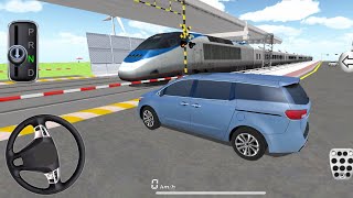 innova crysta vs bulletin train at railway get - 3D Driving Class Simulation