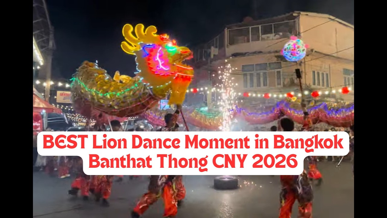 You Won't Believe This Dragon Dance in Thailand🔥🧧✨