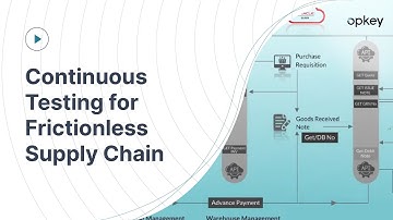 Continuous Testing for Frictionless Supply Chain