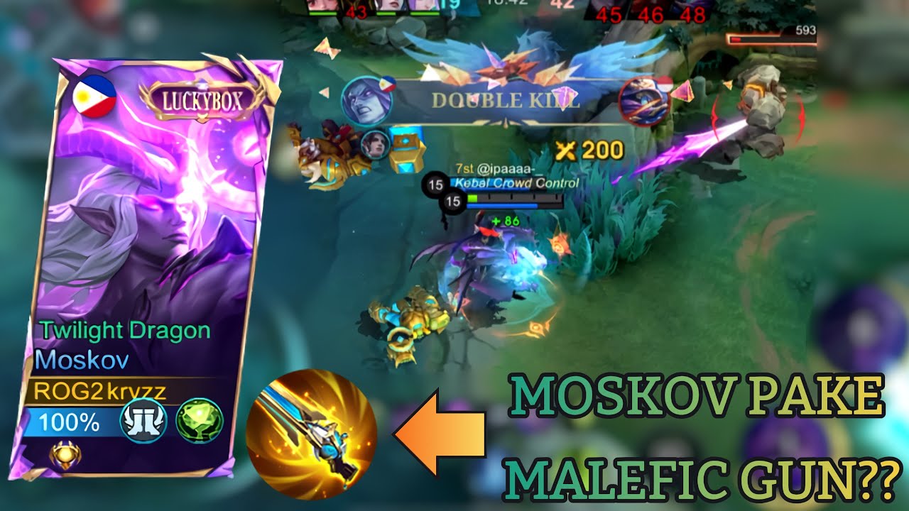 Moskov Pake Malefic Gun?? Over Power 🔥🔥 | The Best Gameplay Moskov ...
