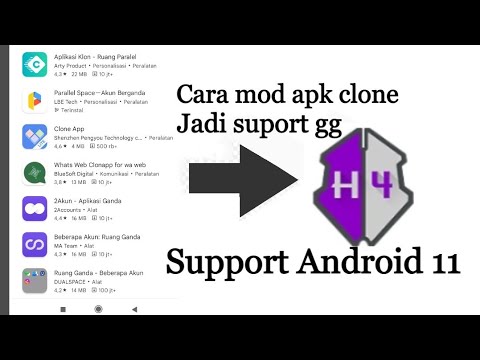 Tutorial cara mod apk clone versi playstore jadi support GG | - YouTube