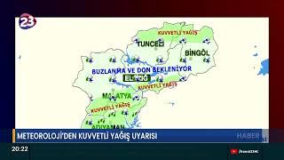 METEOROLOJİ’DEN KUVVETLİ YAĞIŞ UYARISI