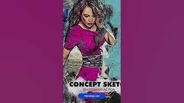 Concept Sketch Photoshop Action