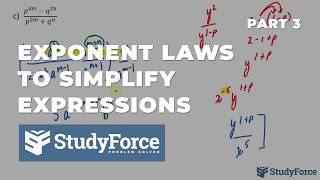Using the Exponent Laws to Simplify Expressions (Part 3)