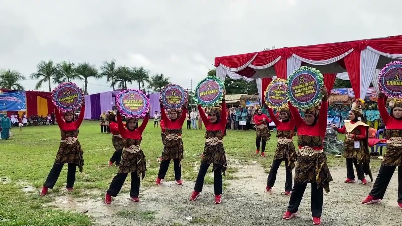 JUARA 1 Lomba defile/yel yel kecamatan Sungai bungkal- Jambore PKK tingkat Kota sungai penuh 🔥💕