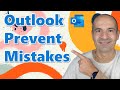 How to deal with mistakes sending emails in Outlook