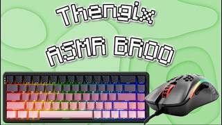 ASMR BEDWARS Thocky Keyboard And Mouse!