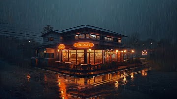 1980s & 90s Lofi Beats to cozy up for a Productive Night 🌧️ Rainy Days in Tokyo Coffee Shop