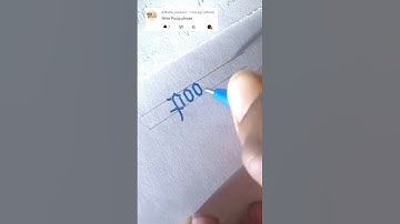 Name "Pooja" ✍️ | gothic calligraphy | akshar lekhan drawing | #shorts #calligraphy #thinkingart