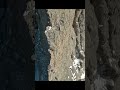 Wait for the zoom out 🤯 #climbing #epic #extreme #drone #scary