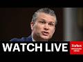 LIVE: Pete Hegseth Testifies Before The Senate Amidst The Iran War