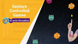 Gesture-Controlled Space Battle (Scratch) Game Using Human Body Detection | AI and ML Projects screenshot 3