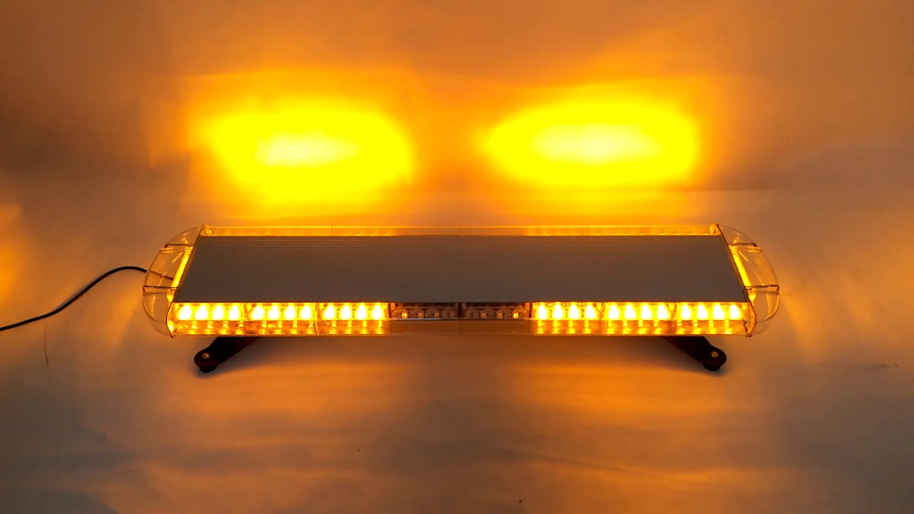 72W 72LED VEHICLE WORK LIGHT BAR EMERGENCY BEACON TOW TRUCK WARNING