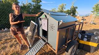 🐓 Questo non è il solito pollaio mobile: autonomia totale con fotovoltaico @ecoworthy_official ☀️🔋