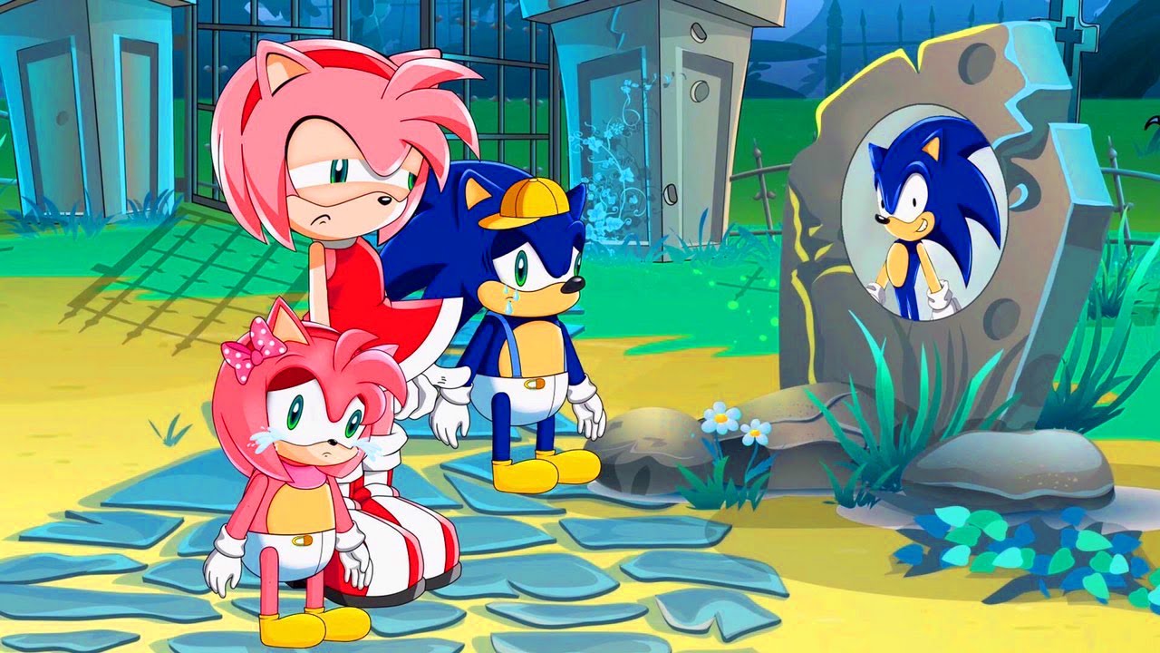Sonic Movie 2 Animation, Please Come Back Family, Baby Sonic hate Rouge  stepmom. He remember Amy mum 