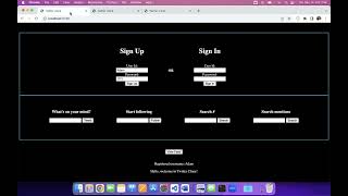 Twitter Clone Demo | COP5615 Project 4 Part 2