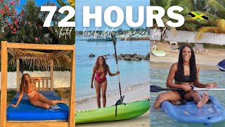 DISCOVERY BAY JAMAICA VLOG🇯🇲 + more (Hotel, Hair Install, Fem Hygiene, Lunch Date) | Annesha Adams