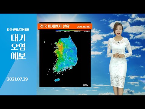 [날씨] 7월29일_오늘(목) 무더위 속 곳곳 소나기…대체로 청정한 공기