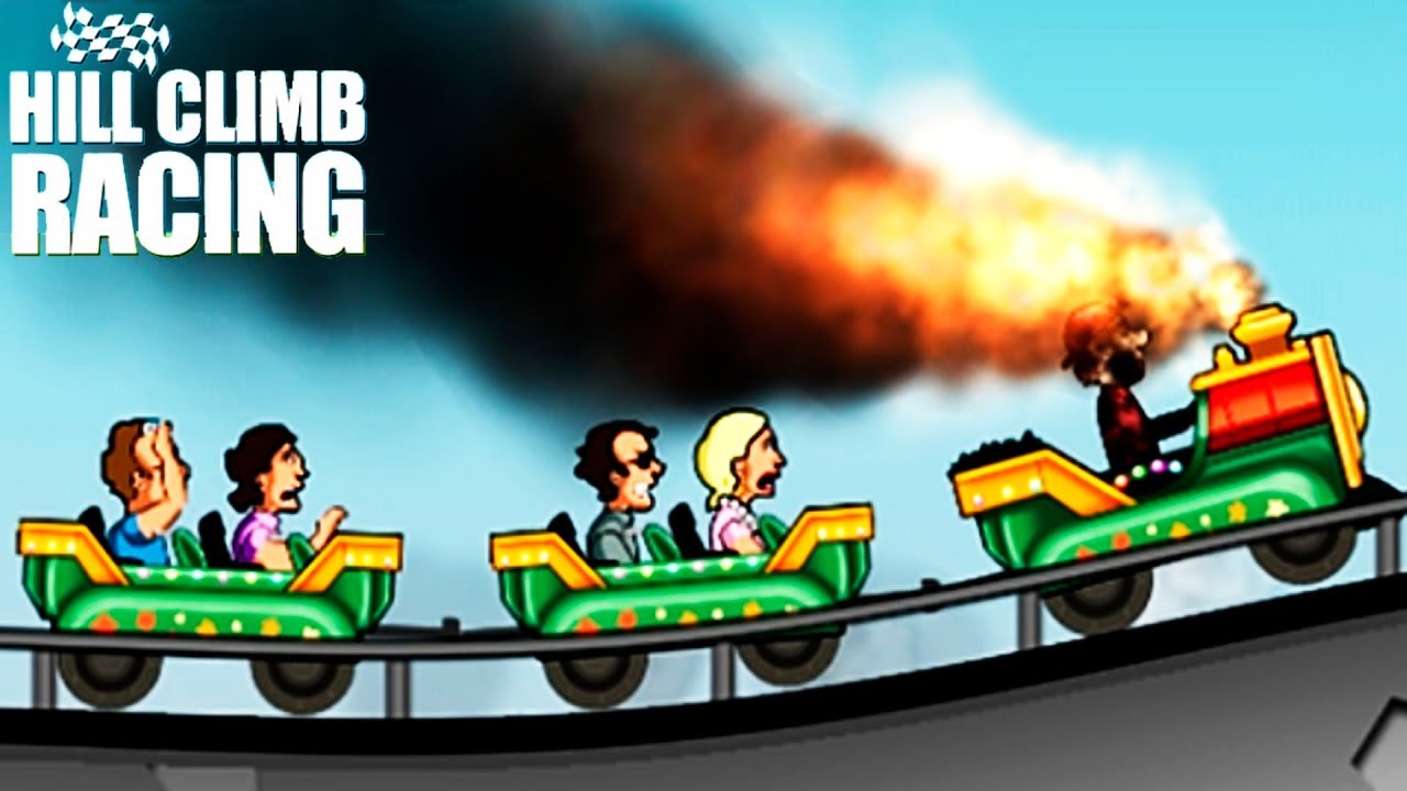 HILL CLIMB RACING #13 ЗАБАВНЫЙ ДЕТСКИЙ ПАРОВОЗ челлендж ВИДЕО ПРО МАШИНЫ  car games