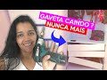 Como consertar gaveta de guarda-roupas caindo