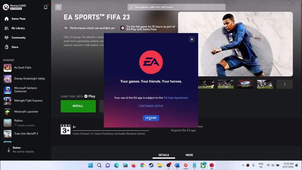 EA SPORTS™ FIFA 23 Companion - Game for Mac, Windows (PC), Linux