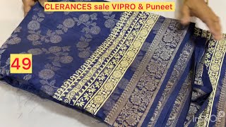 Joint Stitched Saree CLERANCES sale PUNEET & VIPRO Rs 379 17/4/26. 9944122333
