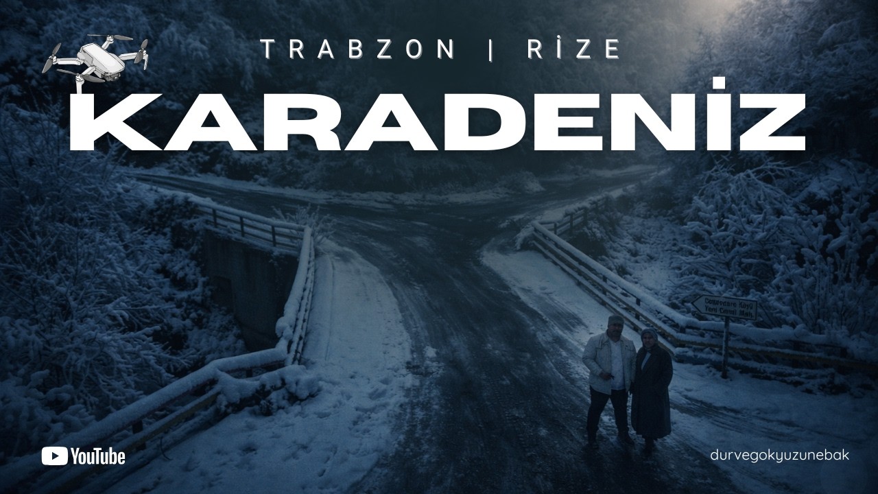 Kar Altında Karadeniz 🌨️ Trabzon & Rize Gezisi
