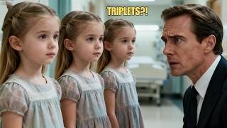 Millionaire CEO came to the hospital to visit his ex… and saw triplets who looked exactly like