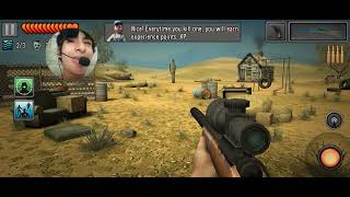 Last hope zombie sniper 3d Completando los  dos tutoriales y los dos primeros mapas de guerra 🧟🔫👦🏻
