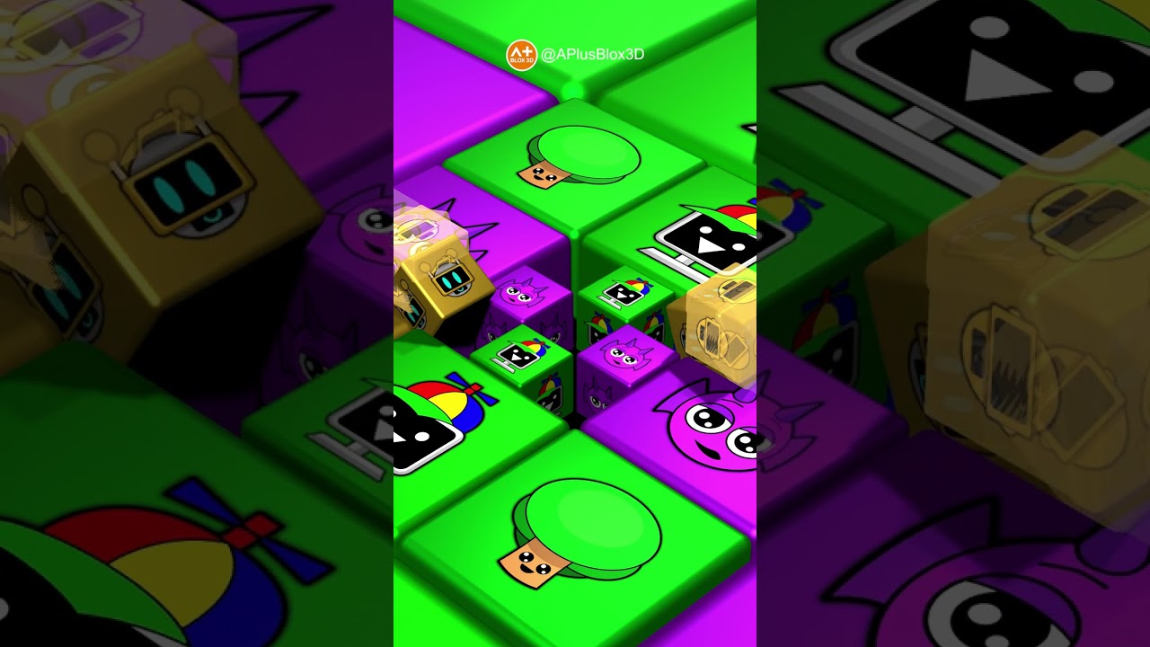 (Q128) 😱🔥 Hypnotic Sprunki Cubes Roll! 🎵 Catchy Beats Sync with Every Flip! 🌀 